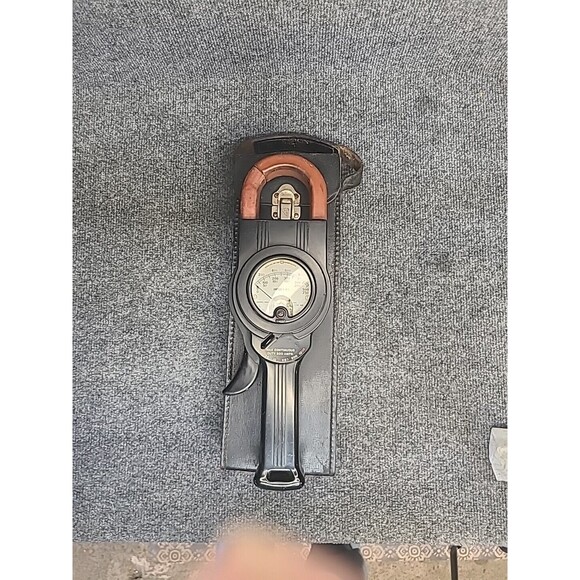 Vintage Weston Model 633-60 Amperes A.C. Clamp-On Amp meter w/ Case UNTESTED - Picture 1 of 4
